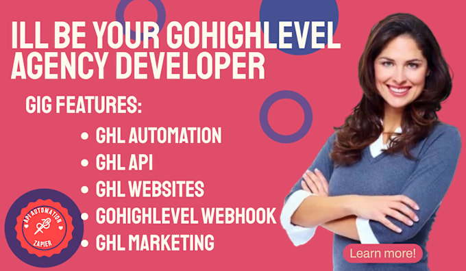 Gig Preview - Be your gohighlevel agency saas, marketing ivr and gohighlevel automation expert