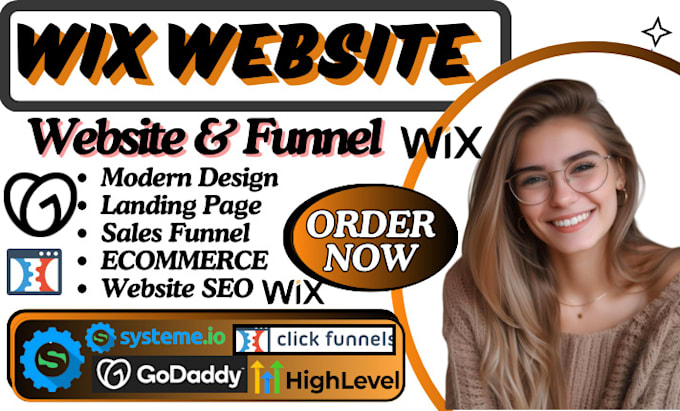 Gig Preview - Design, redesign, revamp, edit clone website on wordpress, wix website redesign