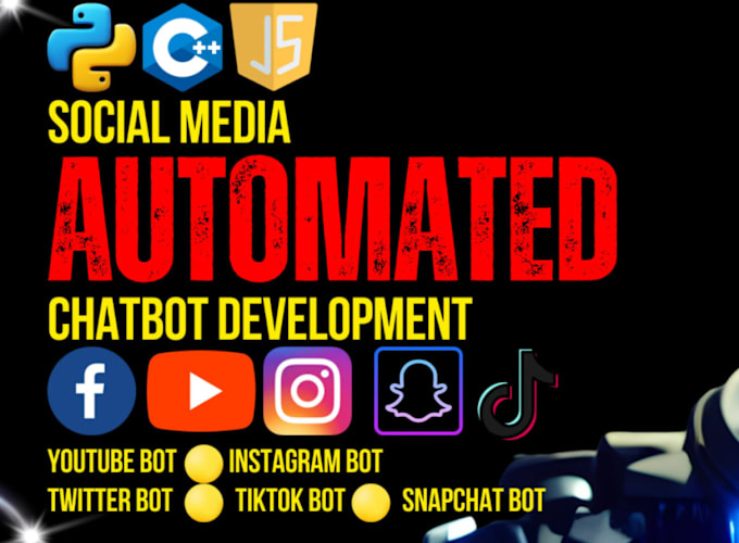 Gig Preview - Develop youtube automation, live streaming bot, tiktok bot, signup bot, twitter