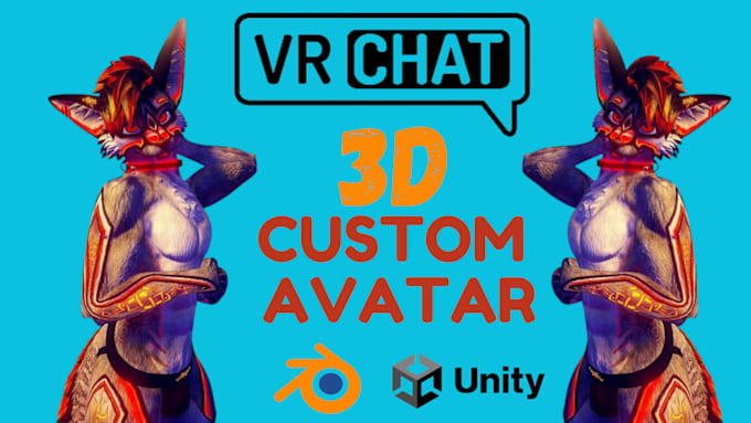 Gig Preview - Create an high quality vrchat frurry avatar vtuber vrc character nsfw 3d model