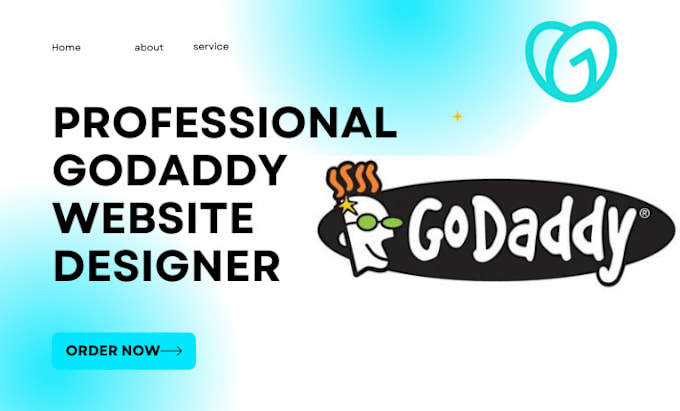 Gig Preview - Design godaddy website,godaddy business website redesign godaddy landing page