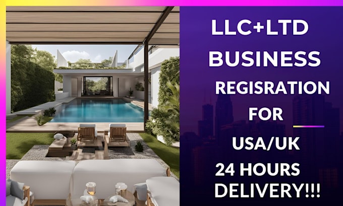 Gig Preview - Do llc ltd registration for non USA and UK in 24 hours