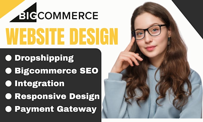 Gig Preview - Design bigcommerce website design ecwid store optimize SEO for bigcommerce store