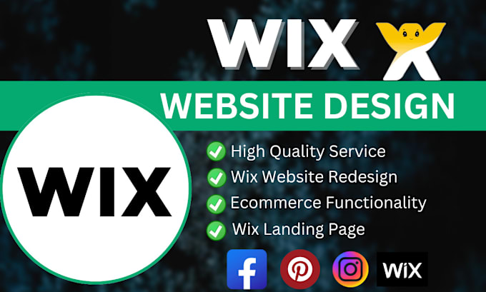 Gig Preview - Build wix website design, wix website redesign, wix website development