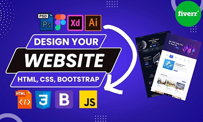 Bestseller - modern and responsive html or css website design