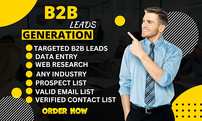 Gig Preview - Build a verified email list for b2b lead generation