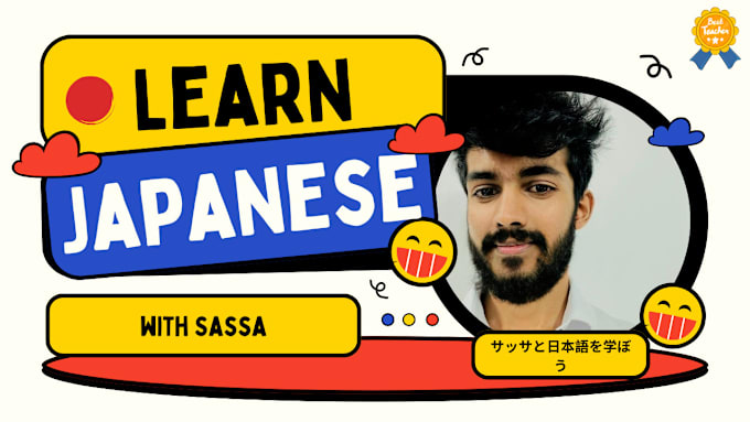 Gig Preview - Teach you japanese on zoom, online, videocall