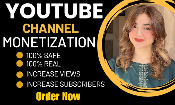 Gig Preview - Do organic youtube promotion for channel monetization