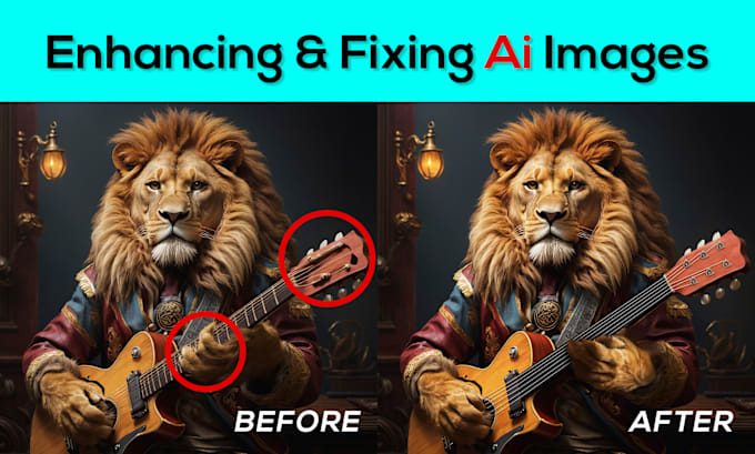 Gig Preview - Fix, enhance, retouch ai image and art