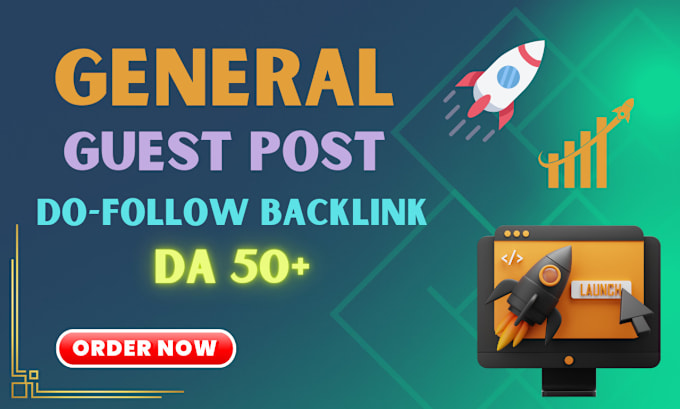 Bestseller - do general guest posts on high da general blog giving SEO do follow backlinks