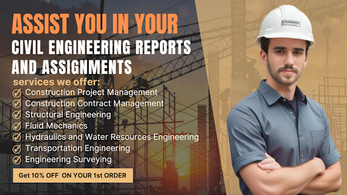 Gig Preview - Assist you in civil engineering reports and assignments