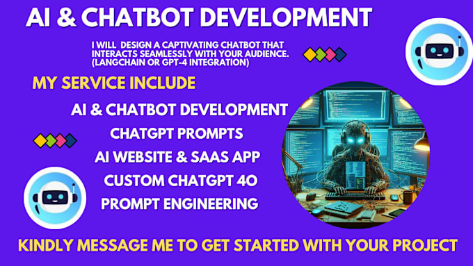 Gig Preview - Integrate chatgpt 4o omni api chatbot into your ai saas website vapi automation