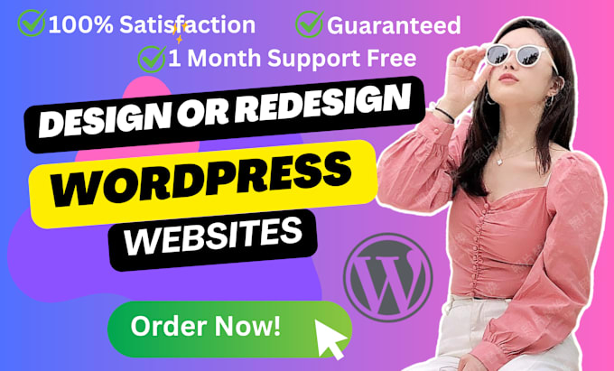 Gig Preview - Design, redesign, build, rebuild, clone, edit, fix or revamp wordpress website