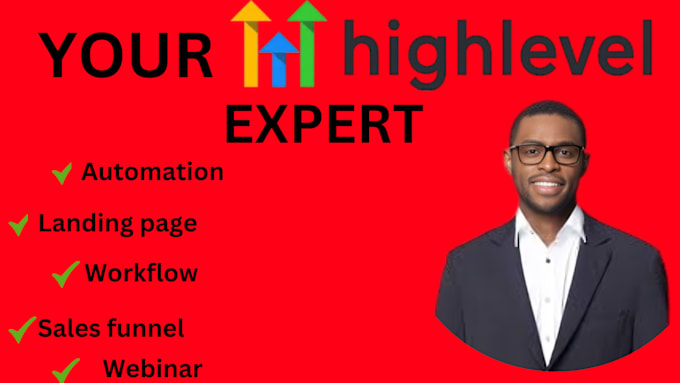 Gig Preview - Build gohighlevel sales funnel, website and be your go highlevel specialist