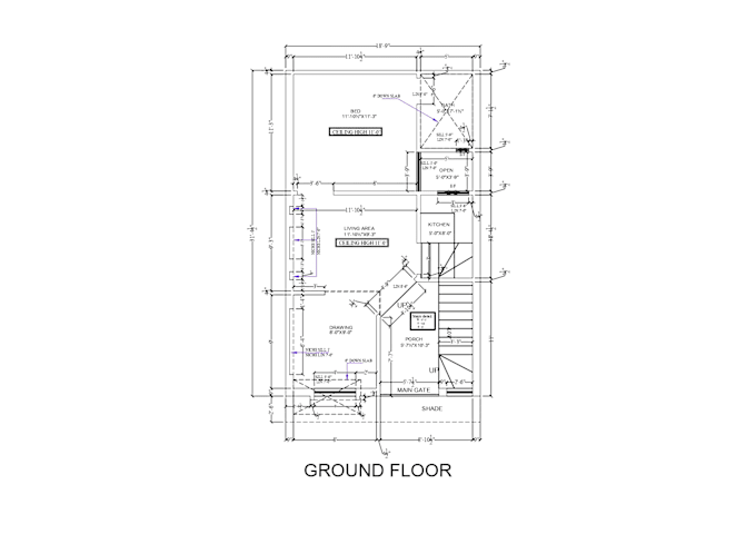 Gig Preview - Be your architect and draftsman for 2d house plans