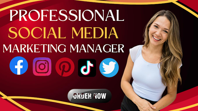 Gig Preview - Be your social media marketing manager and content creator