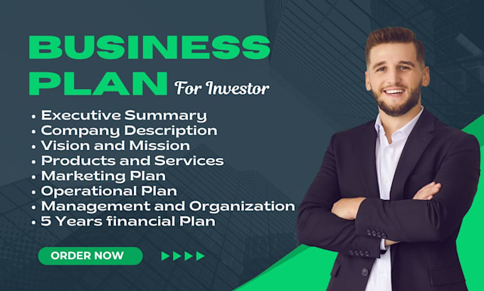 Gig Preview - Develop investor ready business plan and financial plan