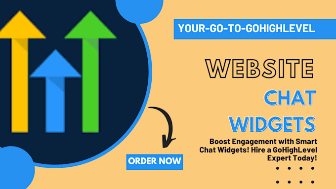 Gig Preview - Build your gohighlevel website chat widgets on gohighlevel