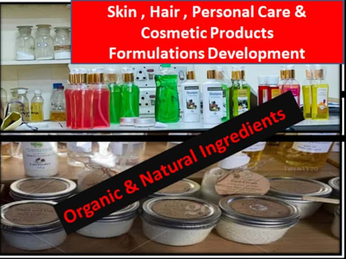 Gig Preview - Develop luxurious formulations for your cosmetic hair care products