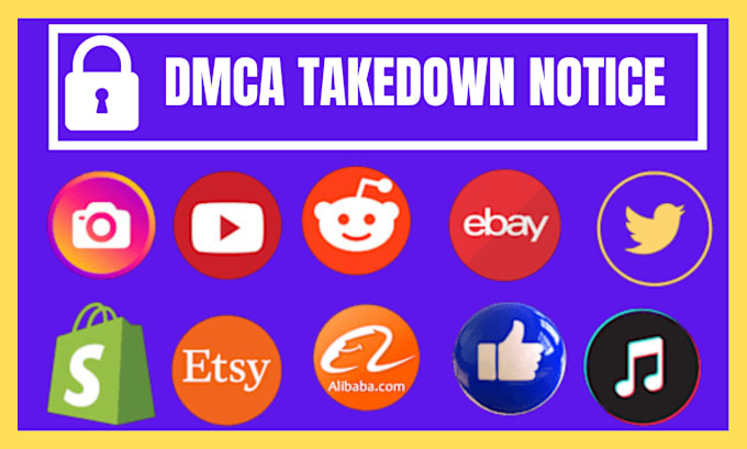 Gig Preview - Send dmca takedown notice to remove leaked, onlyfans, reddit, facebook, shopify