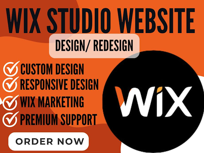 Gig Preview - Design wix studio website figma to wix studio website redesign branded wix app