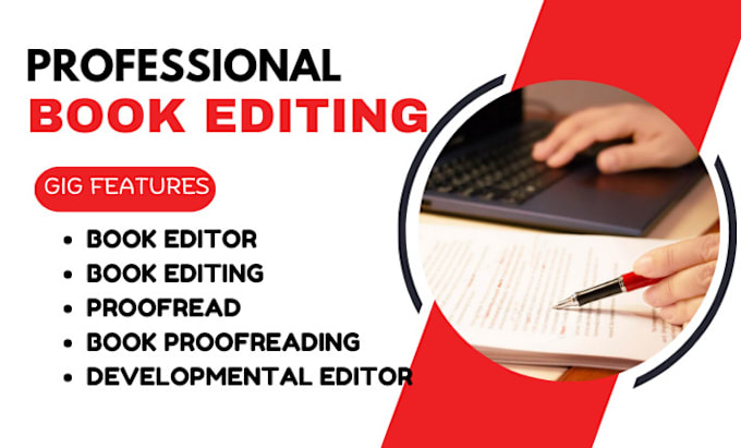 Gig Preview - Be your professional book editor and proofreader