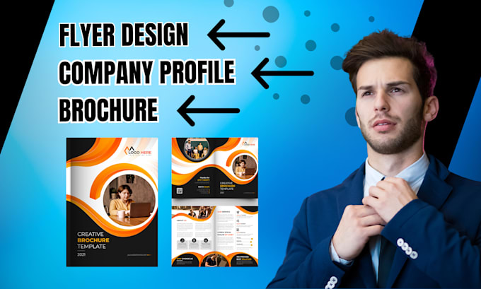 Gig Preview - Make company profile digital business flyer brochure pamphlet trifold