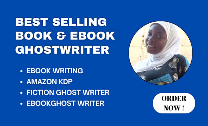 Gig Preview - Be your professional ebook ghostwriter fiction ghost writer