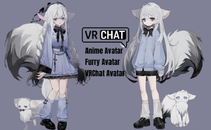 Gig Preview - Create a custom and personalized vrchat avatars for 3d environment