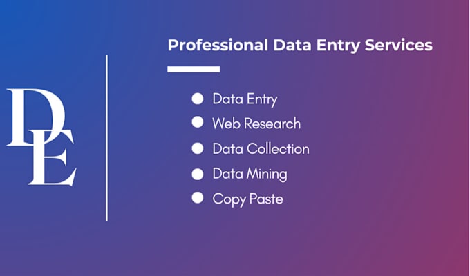 Gig Preview - Do b2b lead generation and data entry