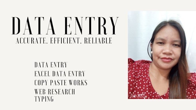 Gig Preview - Do  accurate data entry services