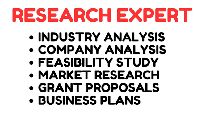 Gig Preview - Conduct a powerful comprehensive market research analysis