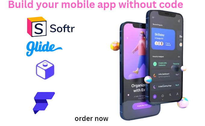 Bestseller - build  mobile app on dratfbit , bubble, flutterflow miro,  ,softr, and firebase