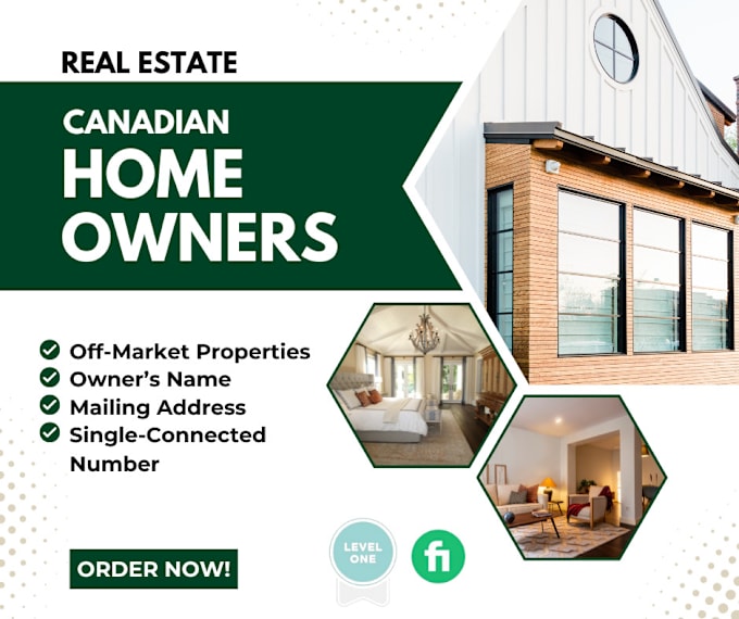 Gig Preview - Provide canadian home owners data