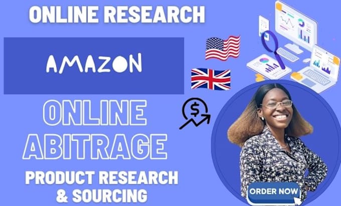 Gig Preview - Do online research, amazon fba online arbitrage product research USA,UK