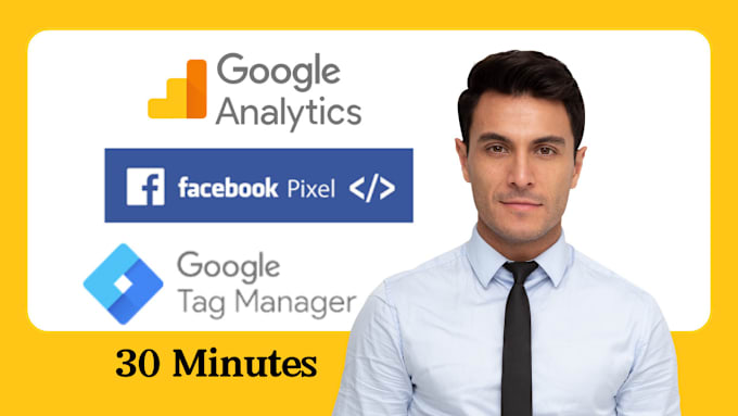 Gig Preview - Fix or set up google analytics 4 ga4 facebook pixel or tag manager