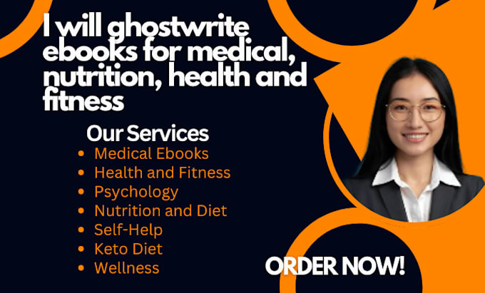 Bestseller - ghostwrite ebooks for medical, nutrition, health and fitness