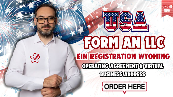 Gig Preview - Form an llc fast active USA llc registration with ein for business in 24hrs