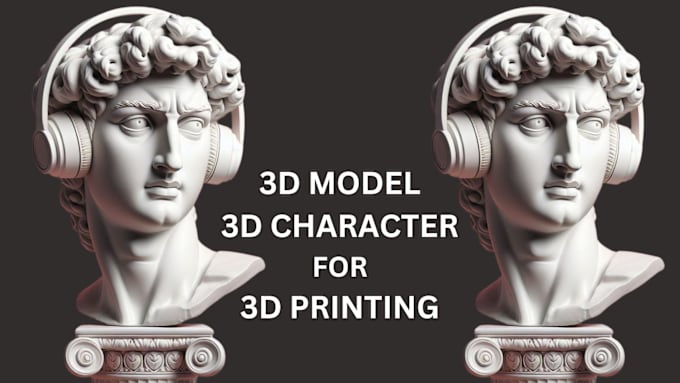 Gig Preview - Sculpt 3d model 3d character miniature chibi character for dnd 3d printing