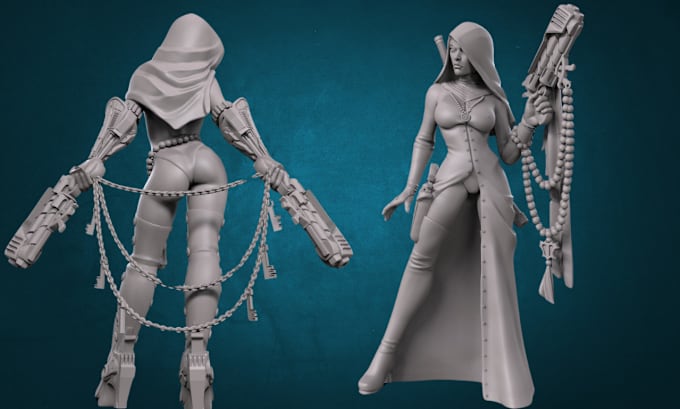 Gig Preview - Design high quality 3d models for 3d printing, 3d character