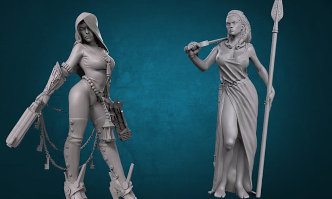 Gig Preview - Design high quality 3d model for 3d printing and sculpting