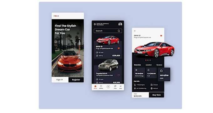 Gig Preview - Build automobile car showroom app, bike,truck showroom, for android, ios web