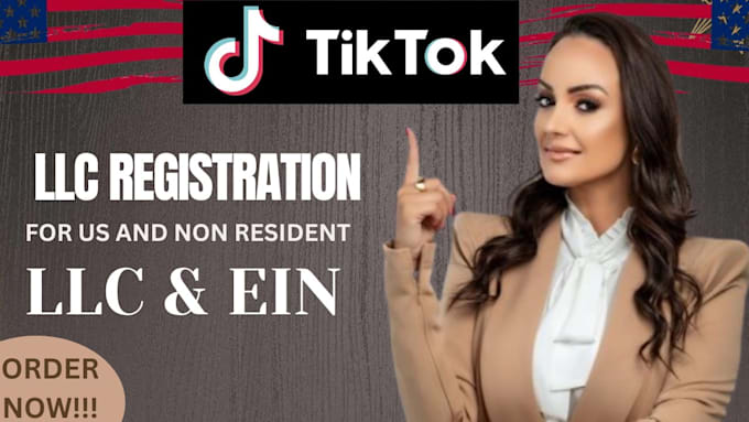 Gig Preview - Setup tiktok shop US ein number llc registration boi report and renew llc