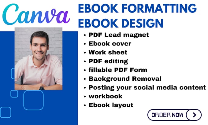 Gig Preview - Design canva ebook editing formatting, lead magnet, workbook and layout design