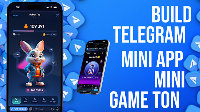 Gig Preview - Build your game on telegram gamefi platform