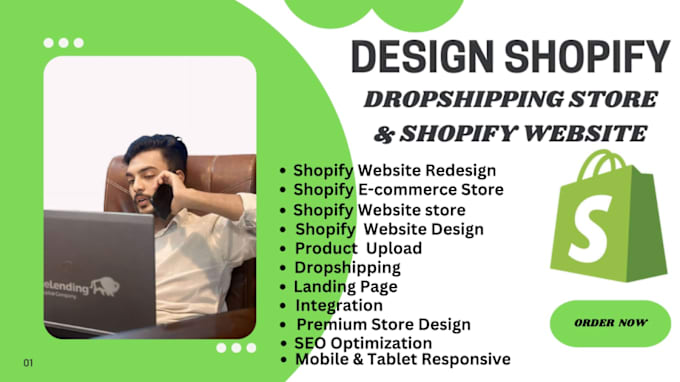 Gig Preview - Create a streetwear shopify website or shopify landing page drop shipping store