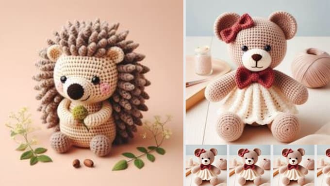 Bestseller - write detailed crochet and amigurumi patterns with pictures