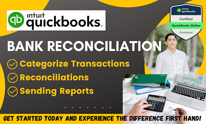 Gig Preview - Do quickbooks bank reconciliation