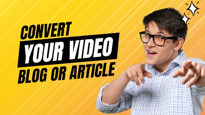 Gig Preview - Video content creation amplifying articles with voice over