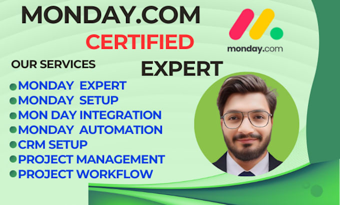 Gig Preview - Be monday expert, monday CRM and monday workflow management expert